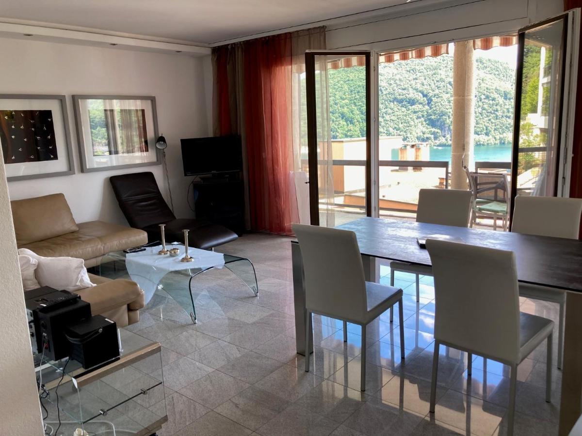 Appartement Novotna Ponte Tresa Eksteriør bilde